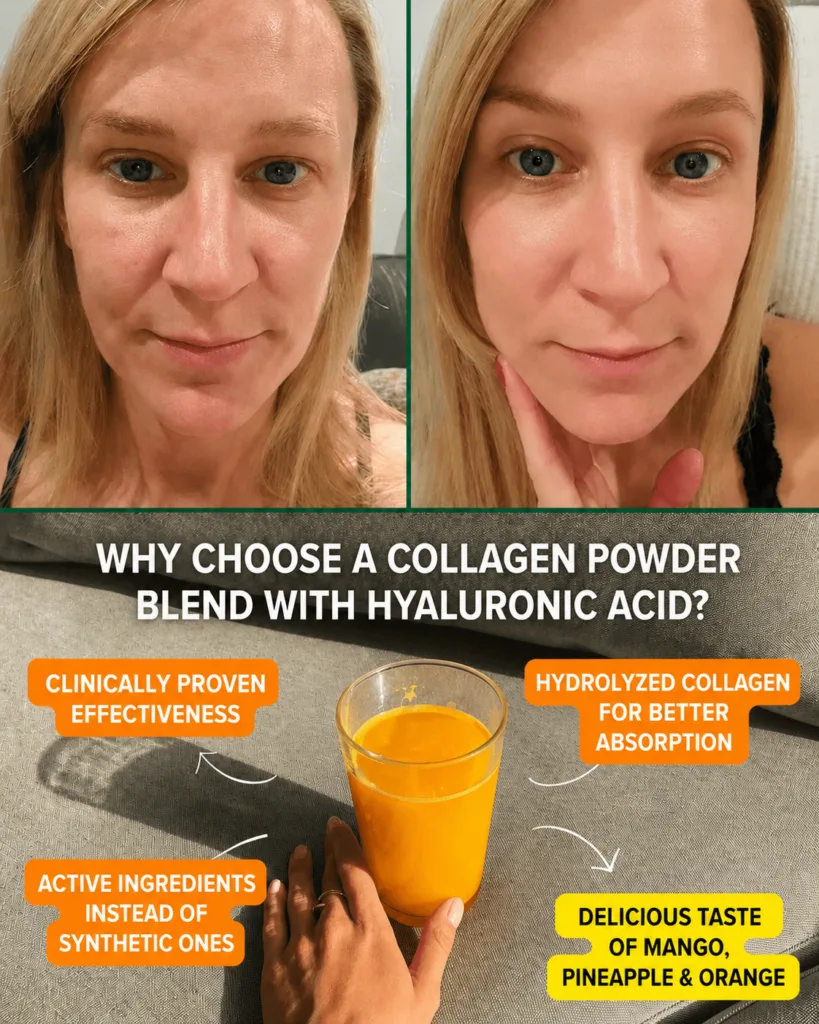 Collagen Powder + Hyaluronic acid (Mango)